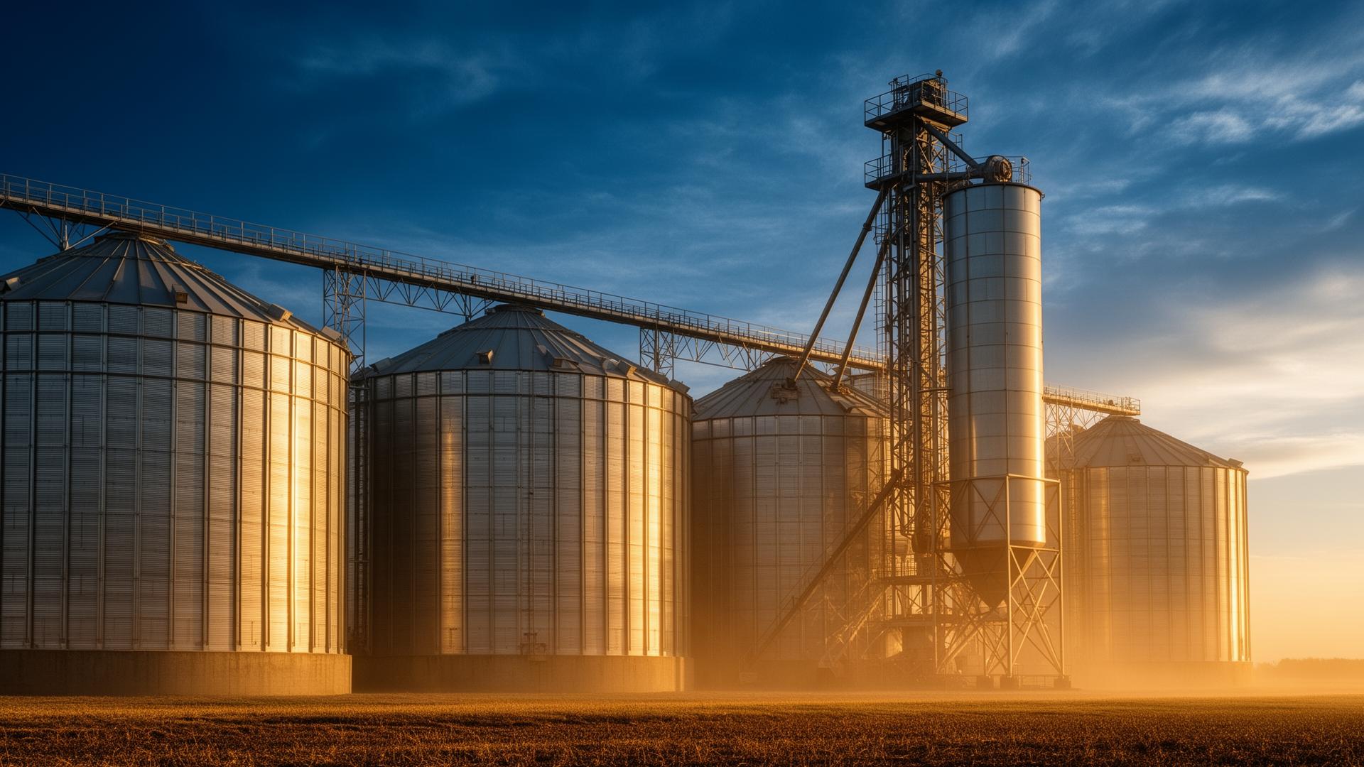 Silos e secadores de grãos